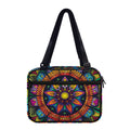 Colorful Mandala Print Double Strap Bible Bag