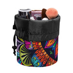 Colorful Mandala Print Drawstring Makeup Bag
