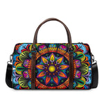 Colorful Mandala Print Duffle Bag