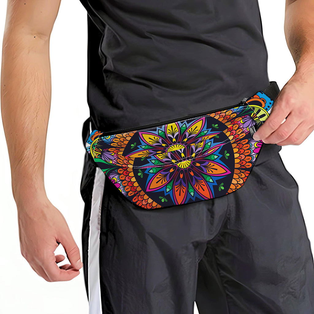 Colorful Mandala Print Fanny Pack