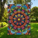 Colorful Mandala Print Garden Flag