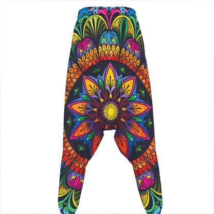 Colorful Mandala Print Hammer Pants