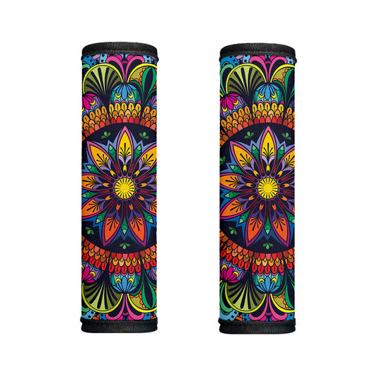Colorful Mandala Print Handle Covers