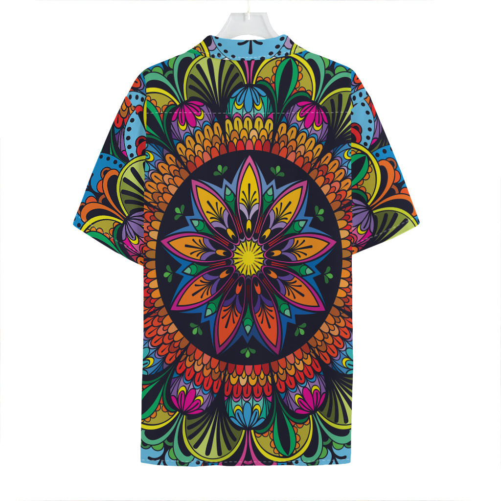 Colorful Mandala Print Hawaiian Shirt