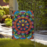 Colorful Mandala Print House Flag