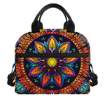 Colorful Mandala Print Insulated Lunch Bag