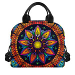 Colorful Mandala Print Insulated Lunch Bag