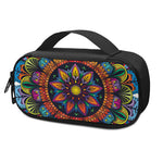Colorful Mandala Print Insulin Cooler Travel Case