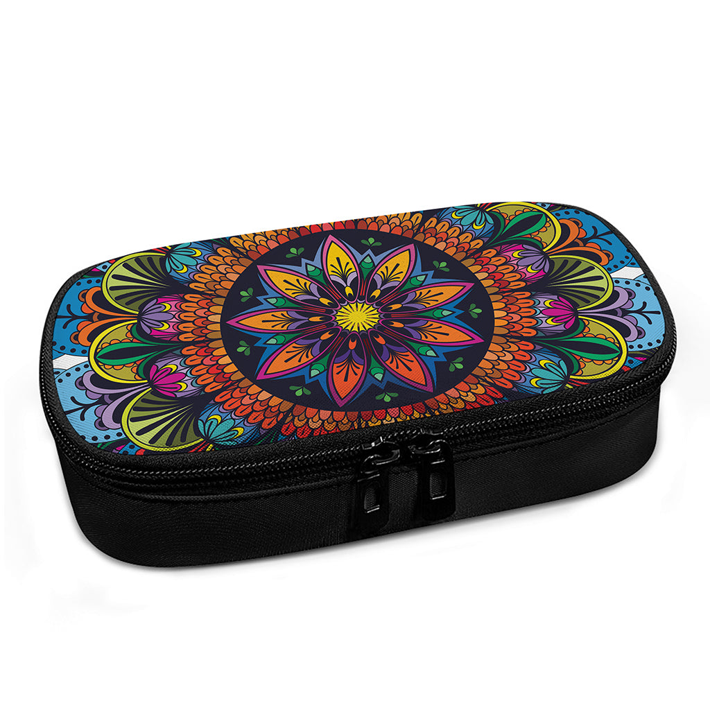 Colorful Mandala Print Insulin Cooler Travel Case