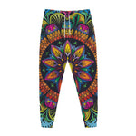 Colorful Mandala Print Jogger Pants