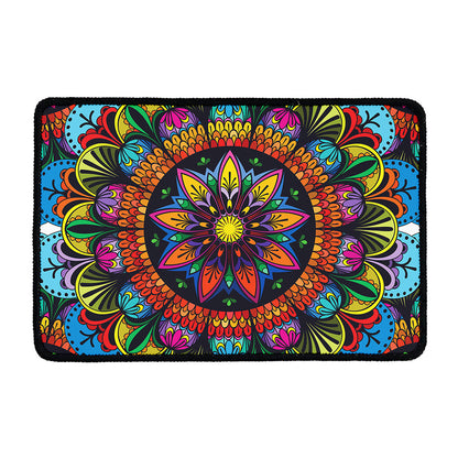 Colorful Mandala Print Kitchen Mat