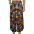 Colorful Mandala Print Lantern Pants