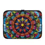 Colorful Mandala Print Laptop Sleeve