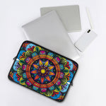 Colorful Mandala Print Laptop Sleeve