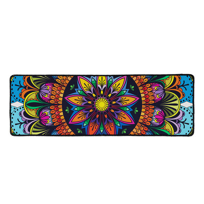 Colorful Mandala Print Long Kitchen Mat