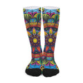 Colorful Mandala Print Long Socks