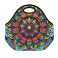 Colorful Mandala Print Neoprene Lunch Bag