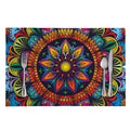 Colorful Mandala Print Placemat
