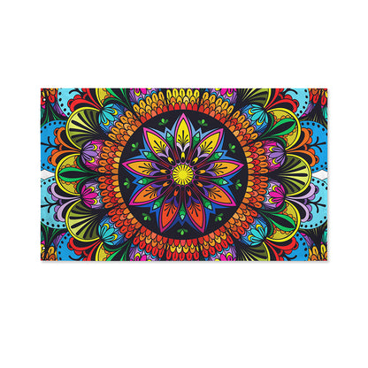 Colorful Mandala Print Polyester Flag