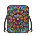Colorful Mandala Print Rectangular Crossbody Bag