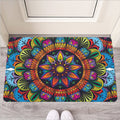 Colorful Mandala Print Rubber Doormat