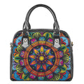 Colorful Mandala Print Shoulder Handbag