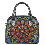 Colorful Mandala Print Shoulder Handbag