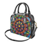 Colorful Mandala Print Shoulder Handbag