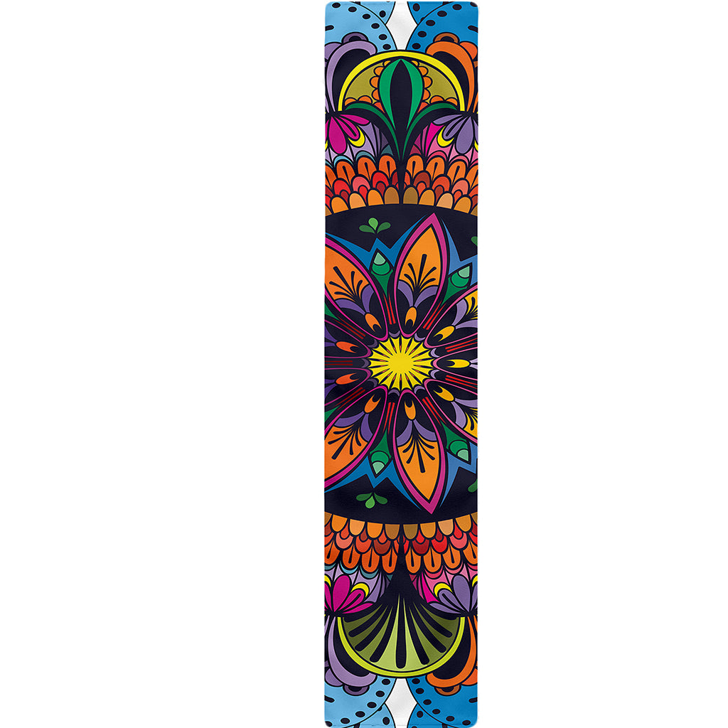 Colorful Mandala Print Table Runner