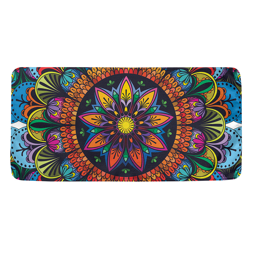 Colorful Mandala Print Towel