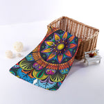 Colorful Mandala Print Towel