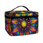 Colorful Mandala Print Travel Makeup Bag