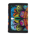 Colorful Mandala Print Trifold Wallet