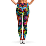 Colorful Mandala Print Women's Leggings