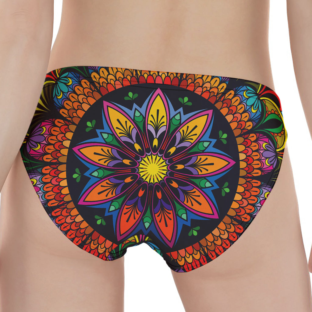 Colorful Mandala Print Women's Panties