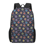 Colorful Maya Pattern Print 17 Inch Backpack