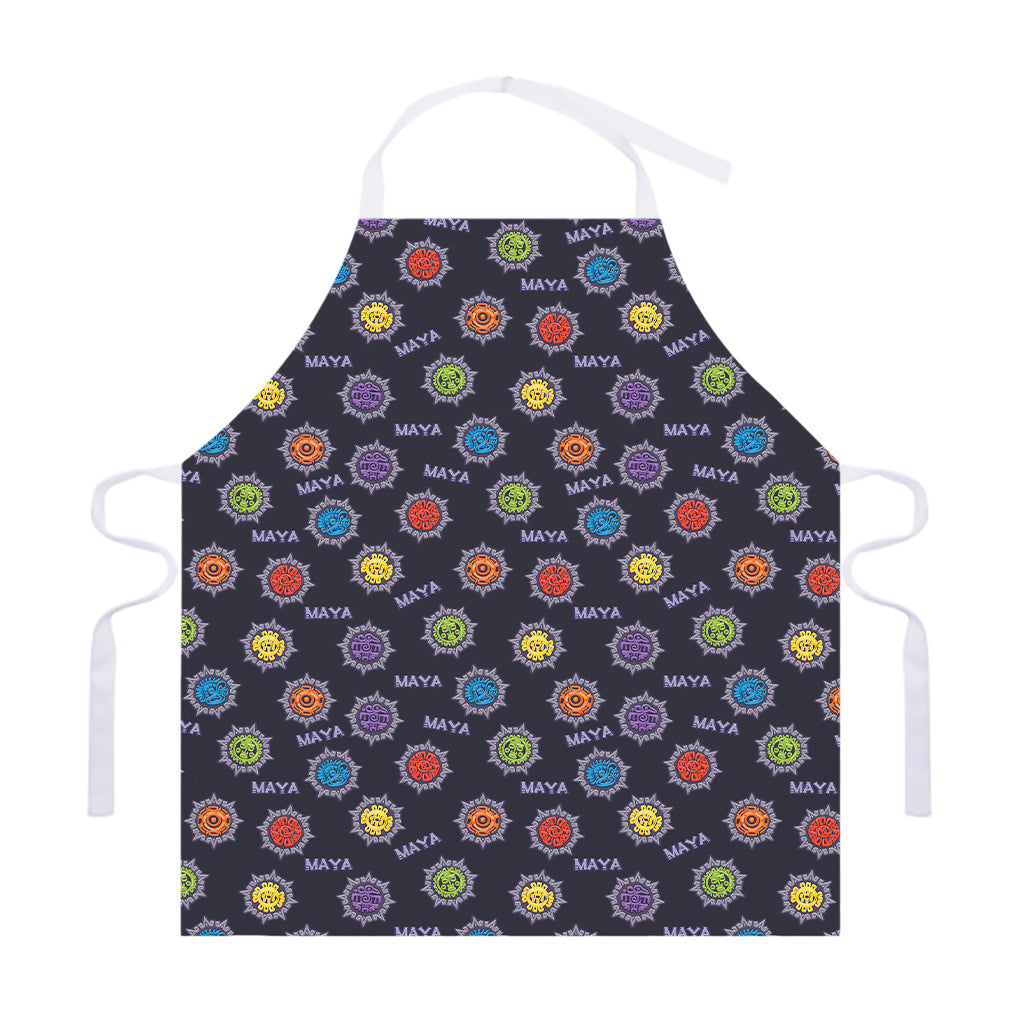 Colorful Maya Pattern Print Adjustable Apron