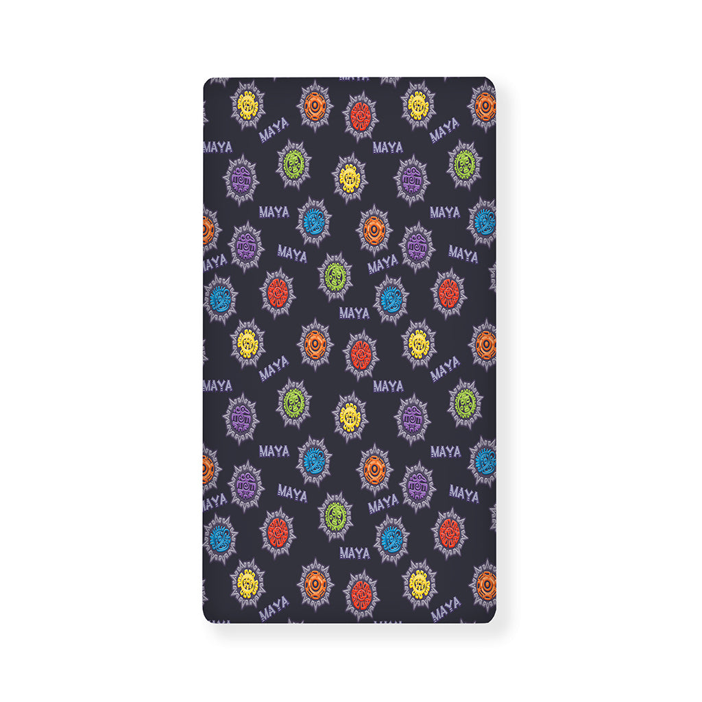 Colorful Maya Pattern Print Baby Crib Sheet
