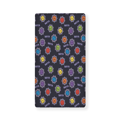 Colorful Maya Pattern Print Baby Crib Sheet