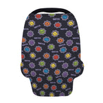 Colorful Maya Pattern Print Baby Seat Cover