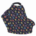 Colorful Maya Pattern Print Baby Seat Cover