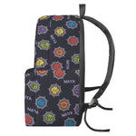 Colorful Maya Pattern Print Backpack
