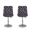 Colorful Maya Pattern Print Bar Stool Covers