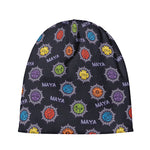 Colorful Maya Pattern Print Beanie