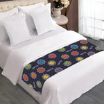 Colorful Maya Pattern Print Bed Runner
