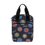 Colorful Maya Pattern Print Bible Tote Bag