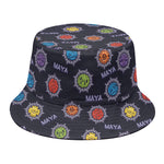 Colorful Maya Pattern Print Bucket Hat