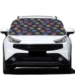Colorful Maya Pattern Print Car Windshield Snow Cover