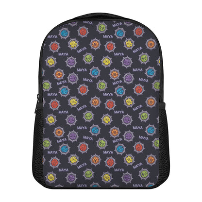 Colorful Maya Pattern Print Casual Backpack