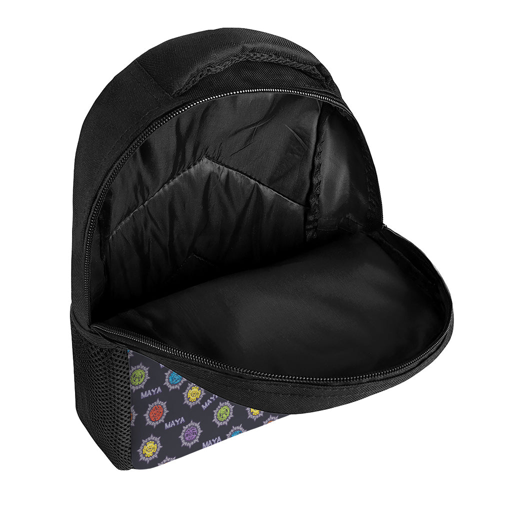 Colorful Maya Pattern Print Casual Backpack